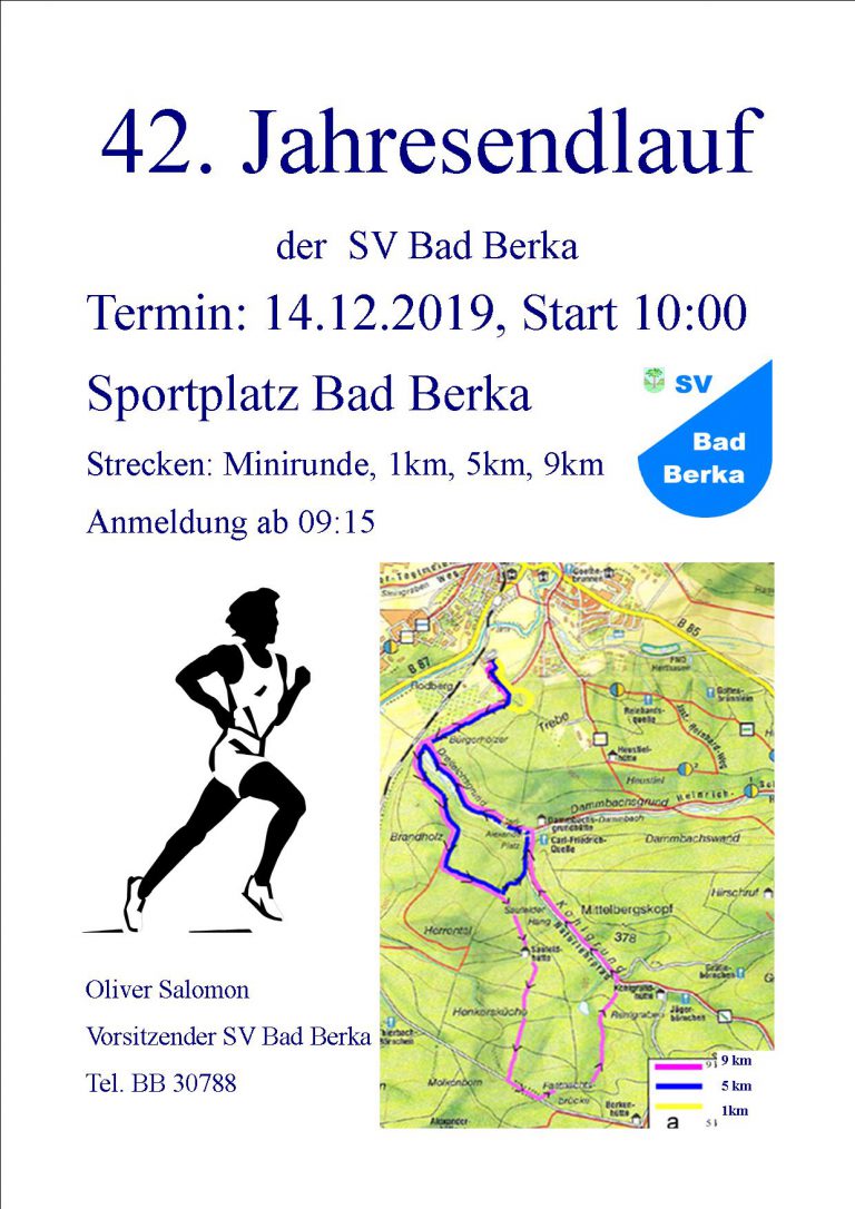 Laufkalender - Spielvereinigung Bad Berka e.V.